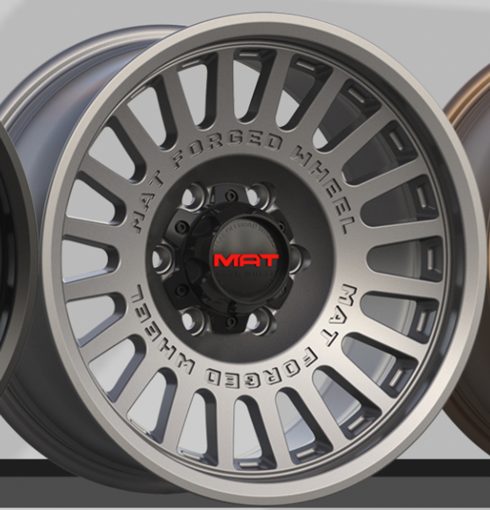 Диск колесный, кованый VB190s R17 8,0 ET0 MAT OFFROAD Gun Gry