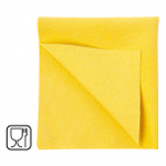 Салфетка для стекла микроволоконная ПУ 35*40 см, 245 гр/м², желтая HQ Profiline