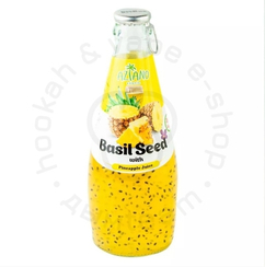 Нектар Aziano Ананас с семенами базилика 30% (Pineapple Juice with Basil Seed Drink) 290мл (М)