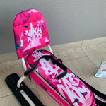 Снегокат "Snowpatrol" розовый (белый каркас) (СНД2/SP2)