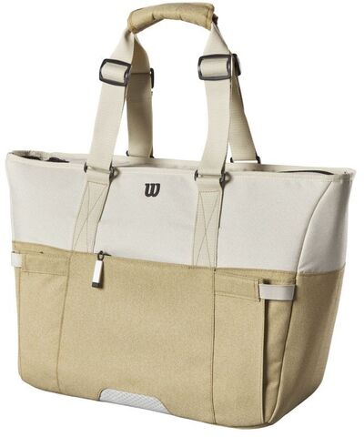 Сумка теннисная Wilson Women's Tote - khaki/off white