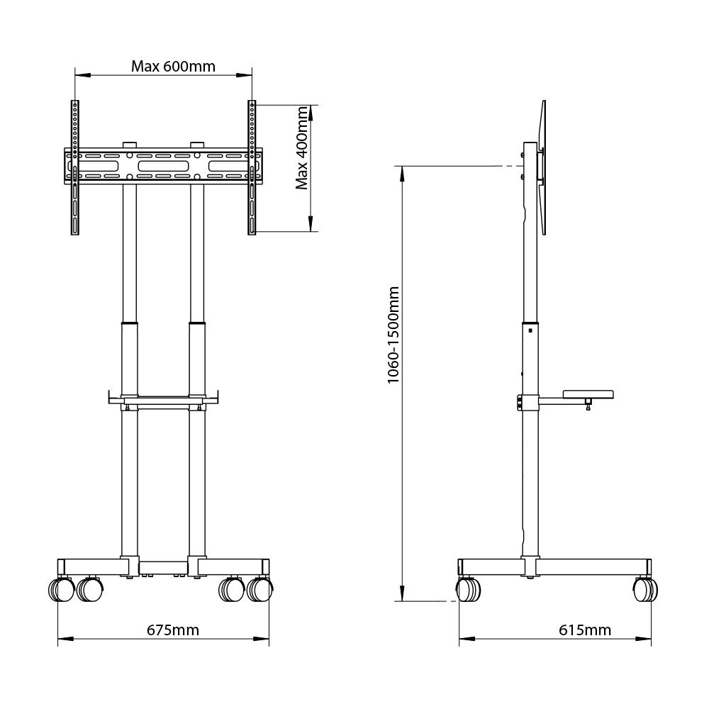Подставка Arm Media PT-STAND-7 черный