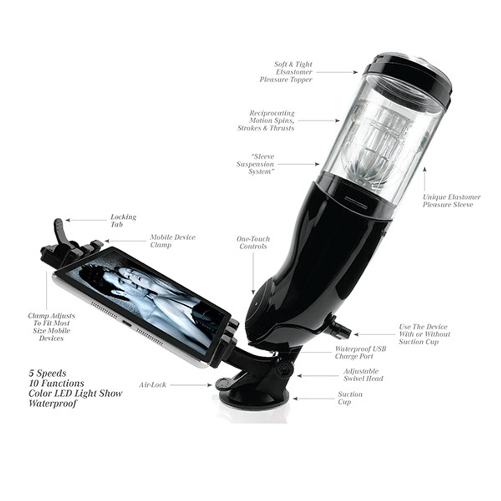 Автоматический мега-мастурбатор анус с подсветкой PipeDream PDX Extreme Toyz Mega-Bator Ass RD299