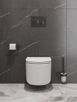 Унитаз подвесной BelBagno UNIQUE BB007CH-TOR/SC безободковый с сиденьем и смывом TORNADO