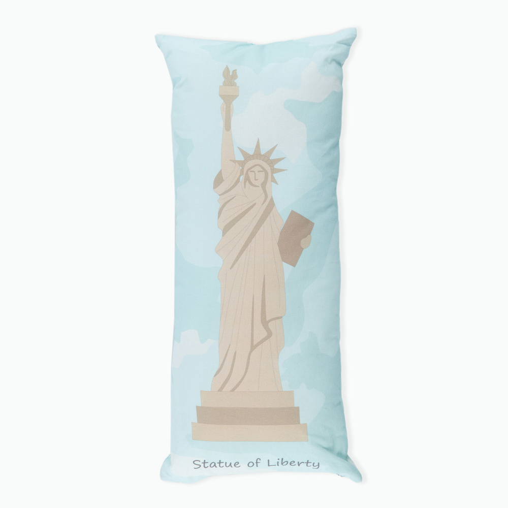 Детская подушка-здание "Статуя Свободы" 22*50 см (принт 209-02) Adili