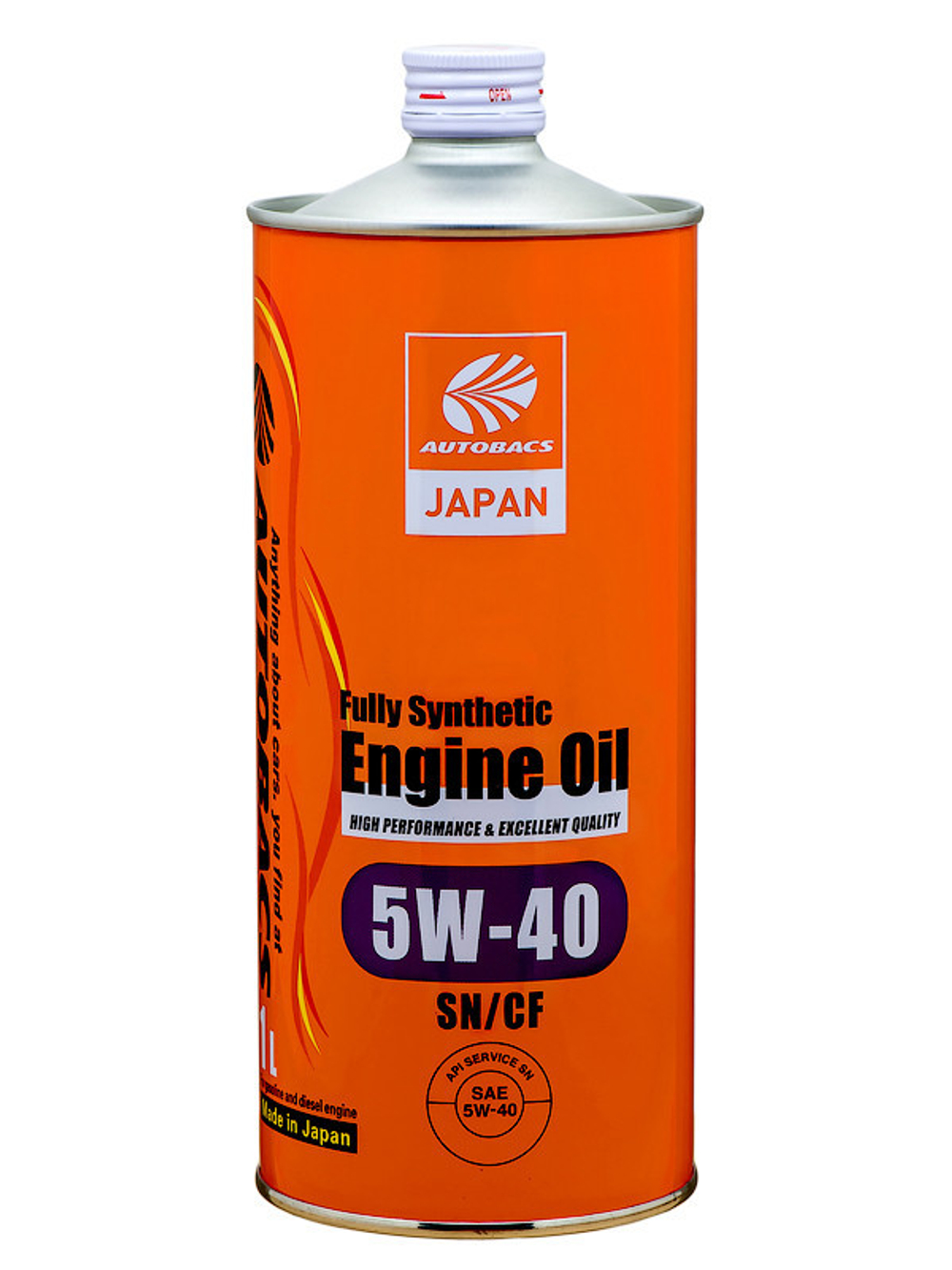 AUTOBACS Fully Synthetic 5W-40 SN/CF/GF-5