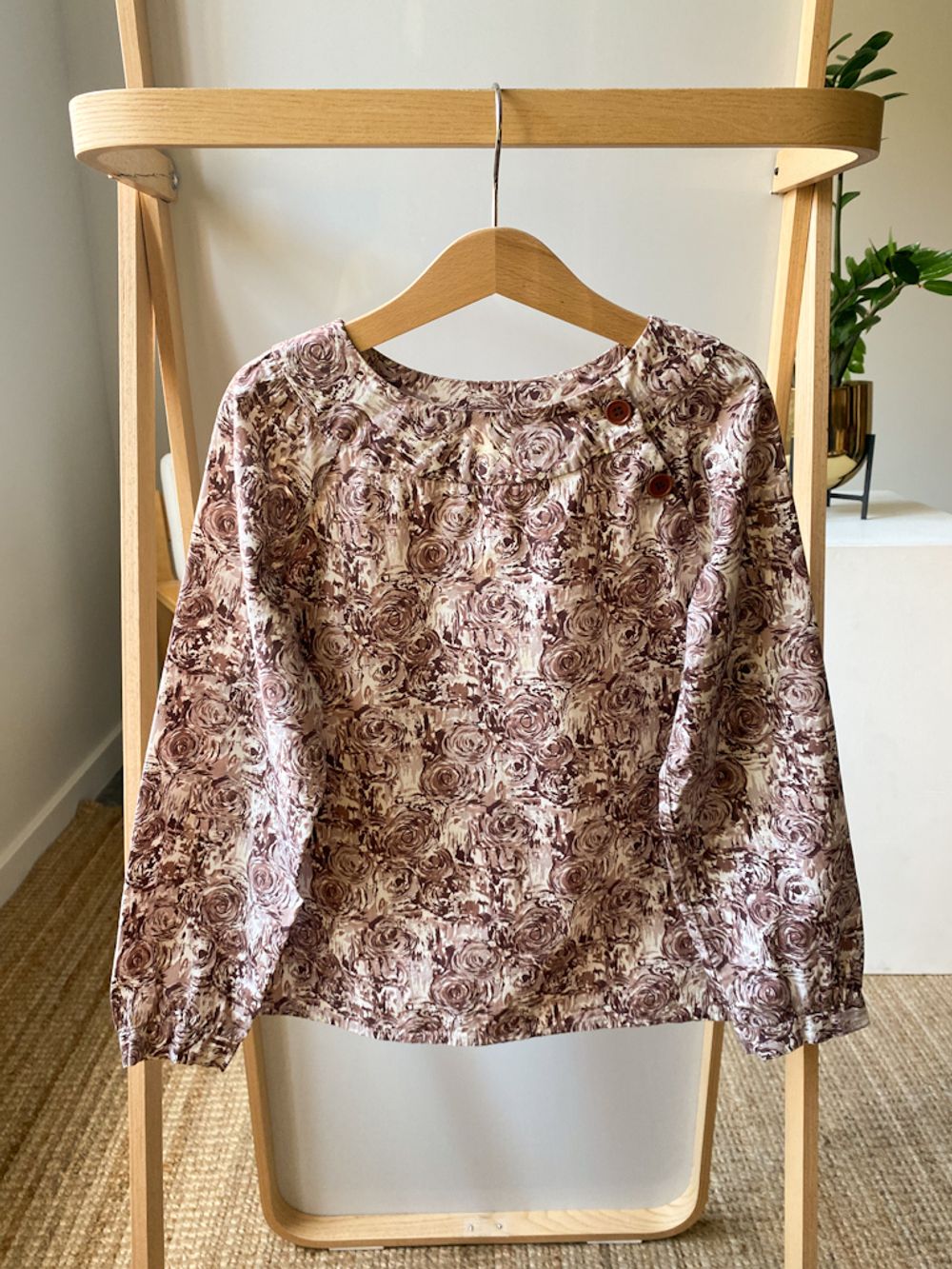 Хлопковая блузка Bonpoint, 128