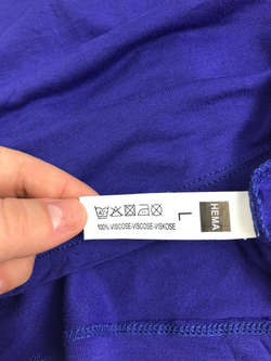 Топ Hema синий 48 размер