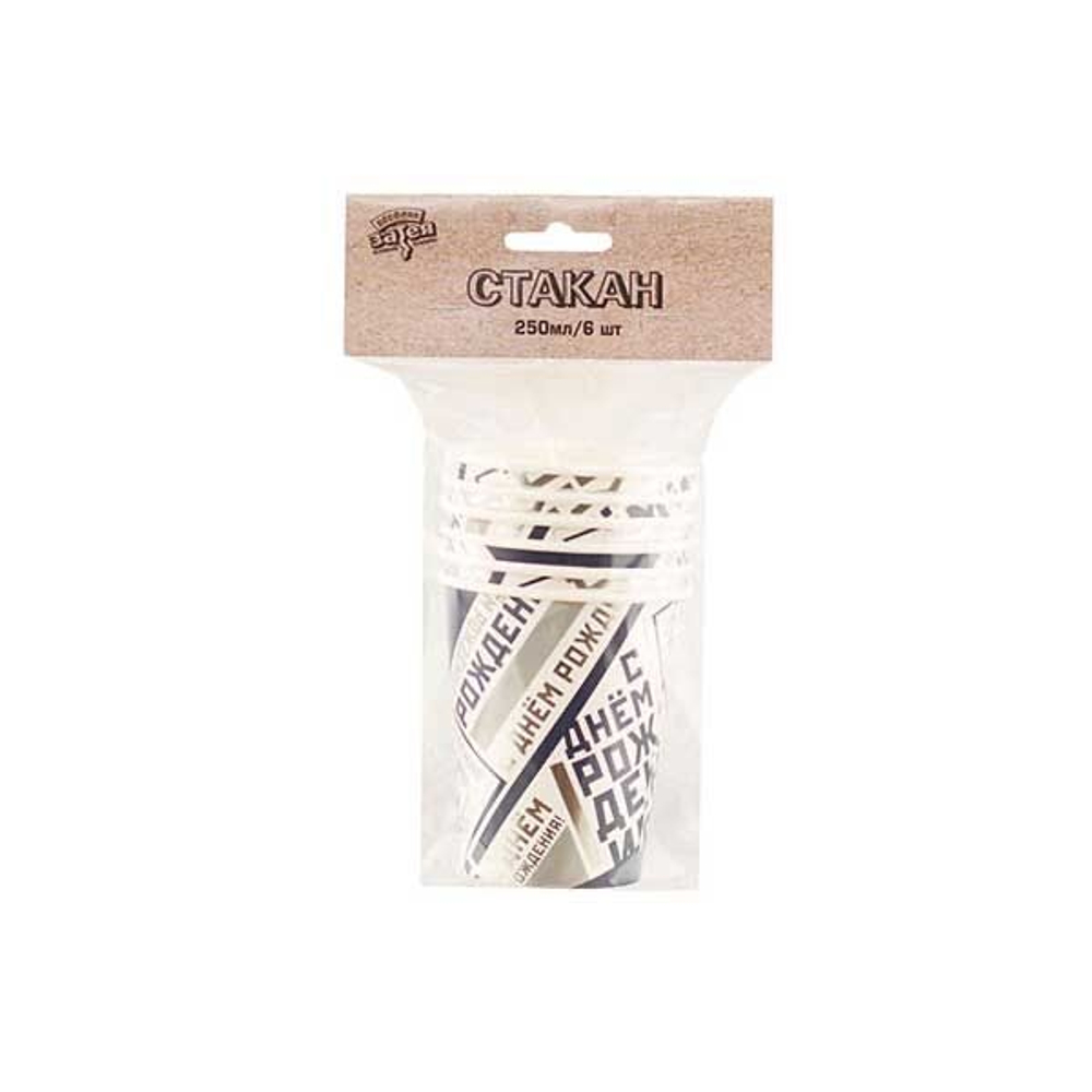 Стаканы Мужской Стиль, 6 шт