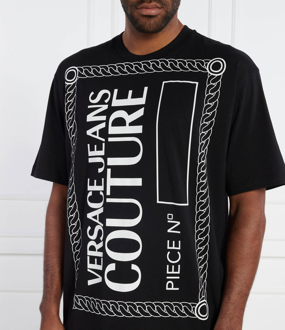 Футболка MAGLIETTA Versace Jeans Couture - черный(76GAHE04CJ00E)