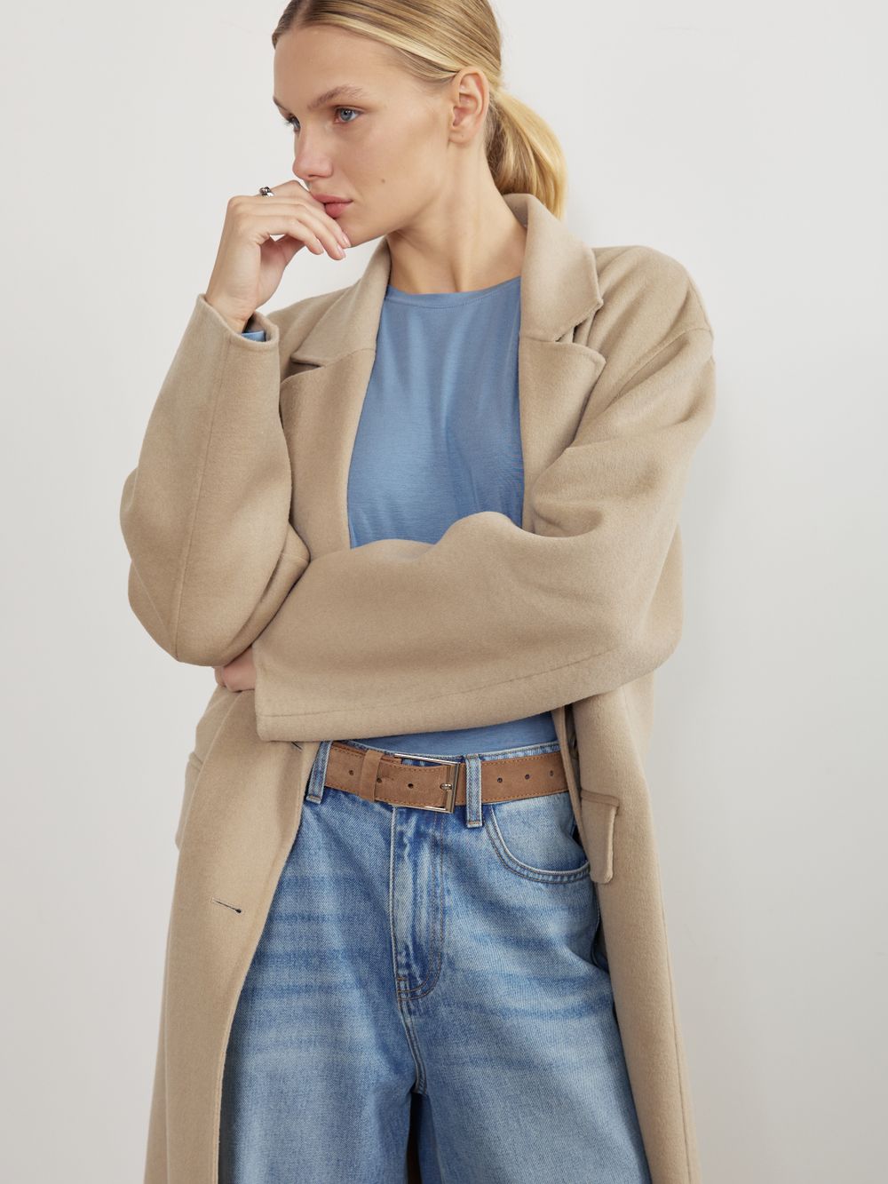 БАЗОВЫЙ РЕМЕНЬ ЗАМША КАПУЧИНО