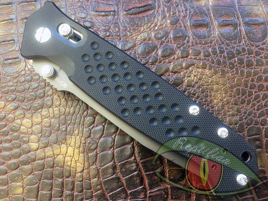 Складной нож Steelclaw Хират черный c клинком из стали 9Cr18MoV, рукоять G10