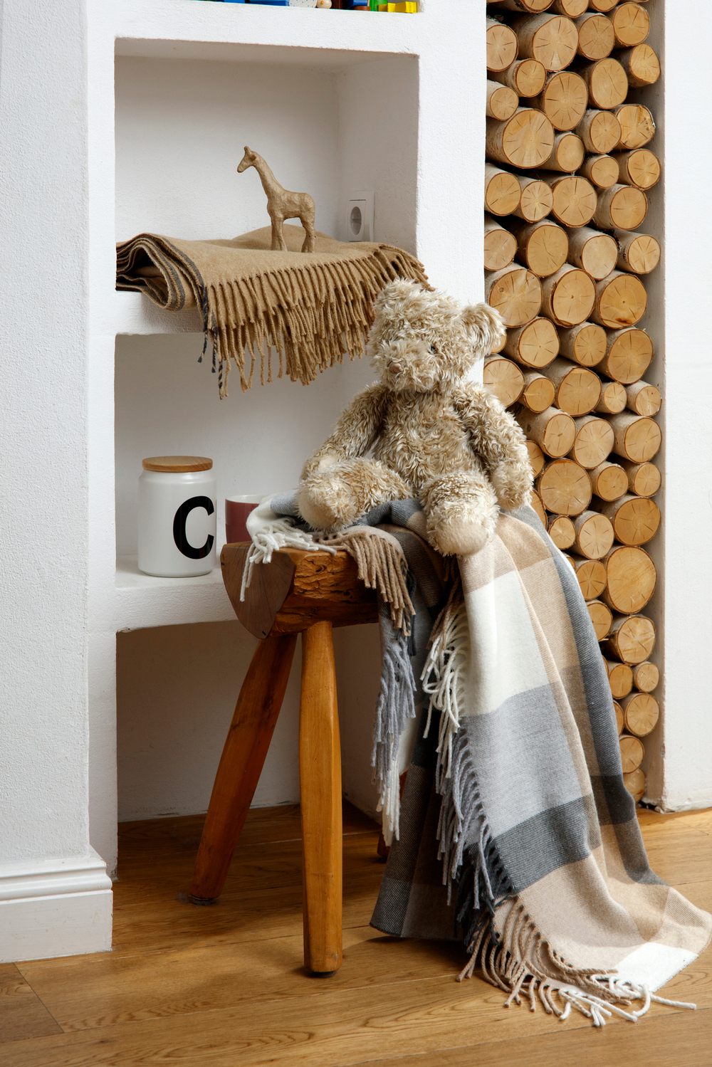 Плед 130х170 Biederlack Smooth Elegance Karo фото