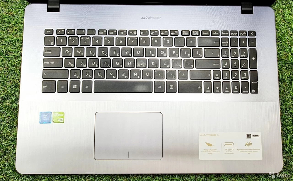 Игровой 17" asus Pentium/6 Gb/MX110 2 Gb/FHD