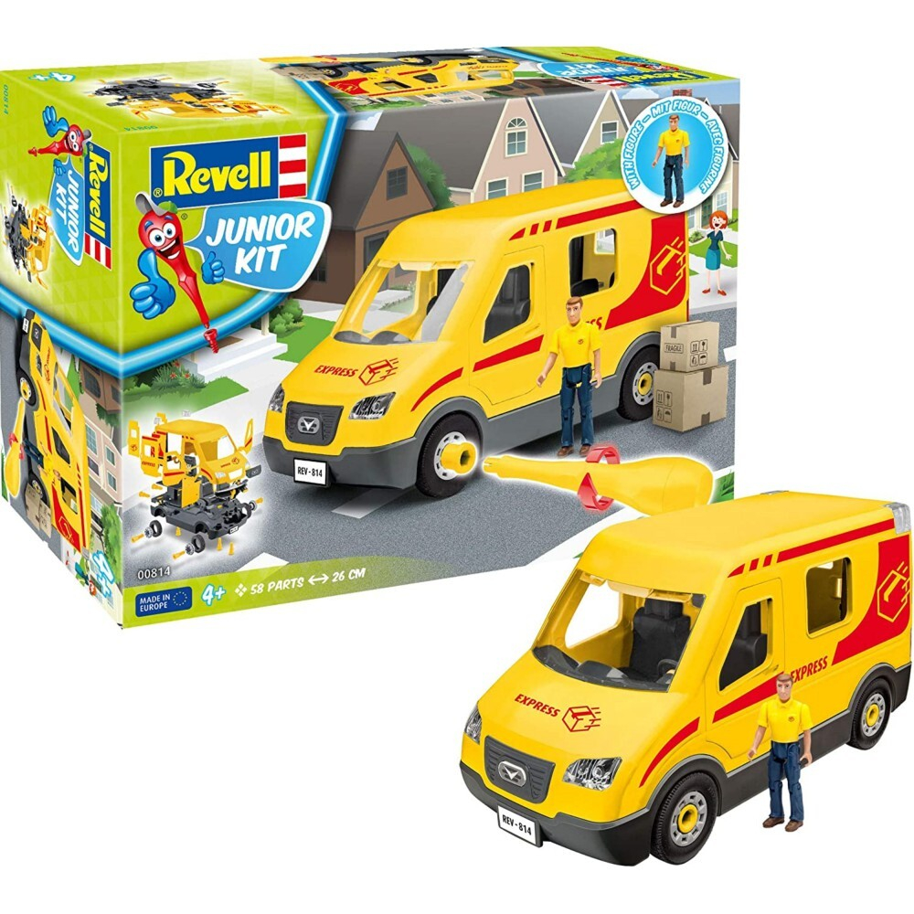 Revell - Junior Kit Развозной фургон с фигуркой Складная модель 00814 / артикул   00814  / GTIN 4009803008141