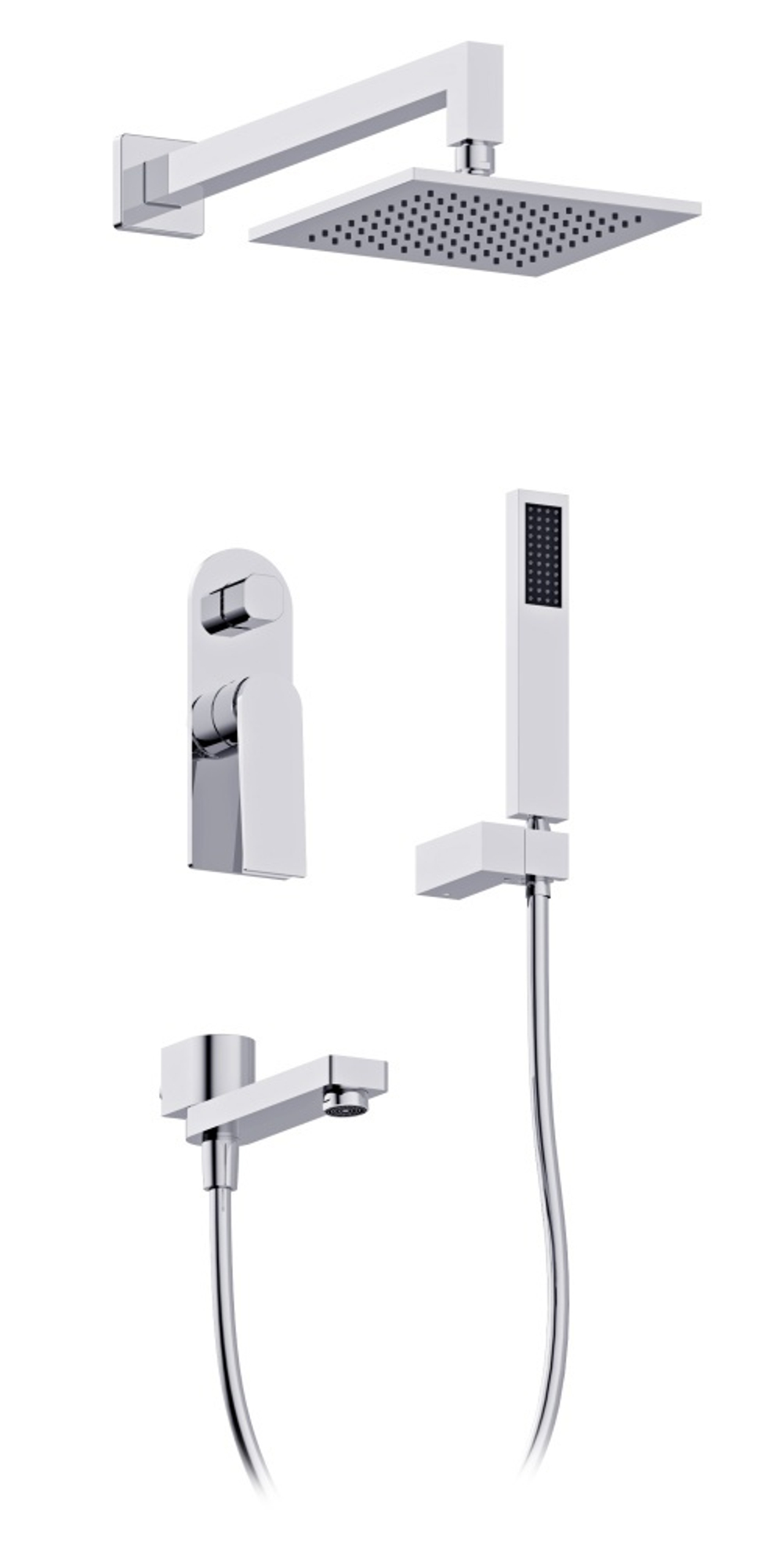 07065 Встроенный смес для душа с 3-функ. "GANZER"  (5/1шт)