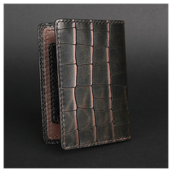 Кожаная обложка на паспорт «Комплект Лев и Львица»