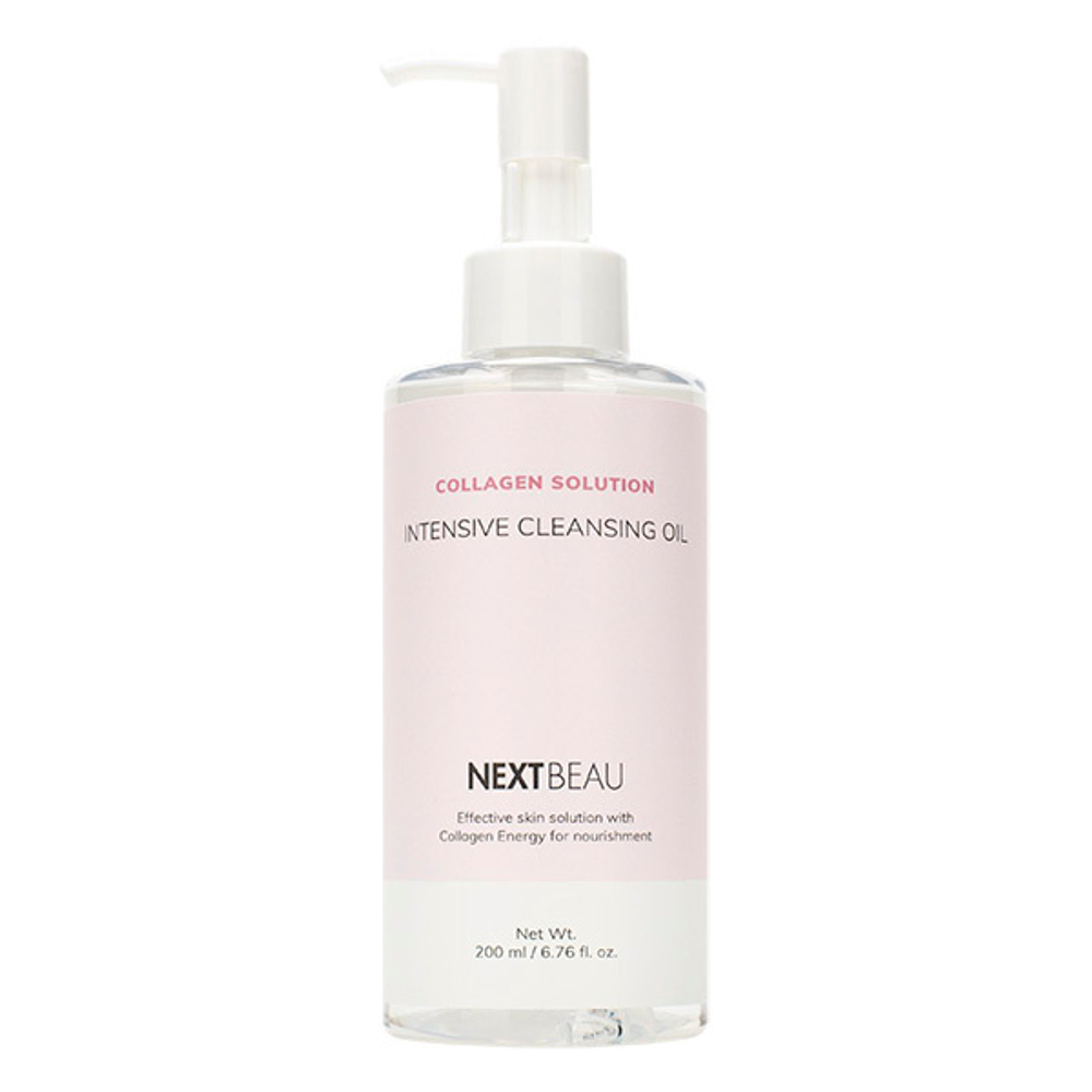 Очищающее гидрофильное масло с гидролизованным Коллагеном Nextbeau Collagen Solution Intensive Cleansing Oil 200мл