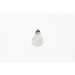 Насадка для кондитерского мешка "Мелкая звезда" 9 мм, h 2.5 см, d 2 см, P.L. Proff Cuisi