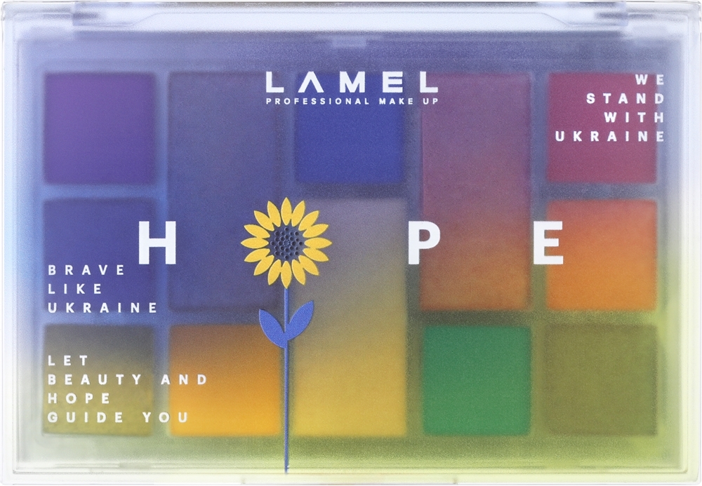 LAMEL HOPE Eyeshadow Palette - палитра теней для век, 16 g