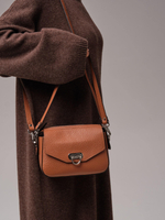 Женская сумка кросс-боди Azaro коричневый камень соло