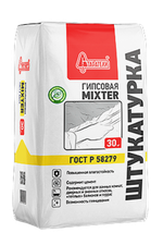 Штукатурка гипсовая влагостойкая Старатели Mixter 30 кг