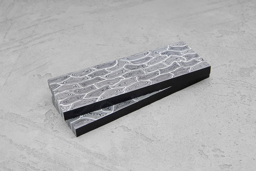 G-Mascus, 2 плашки 130×45×8мм черно-белый