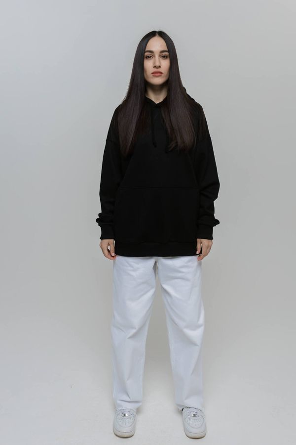 Худи Soul Company Overblank Черный - фото 6