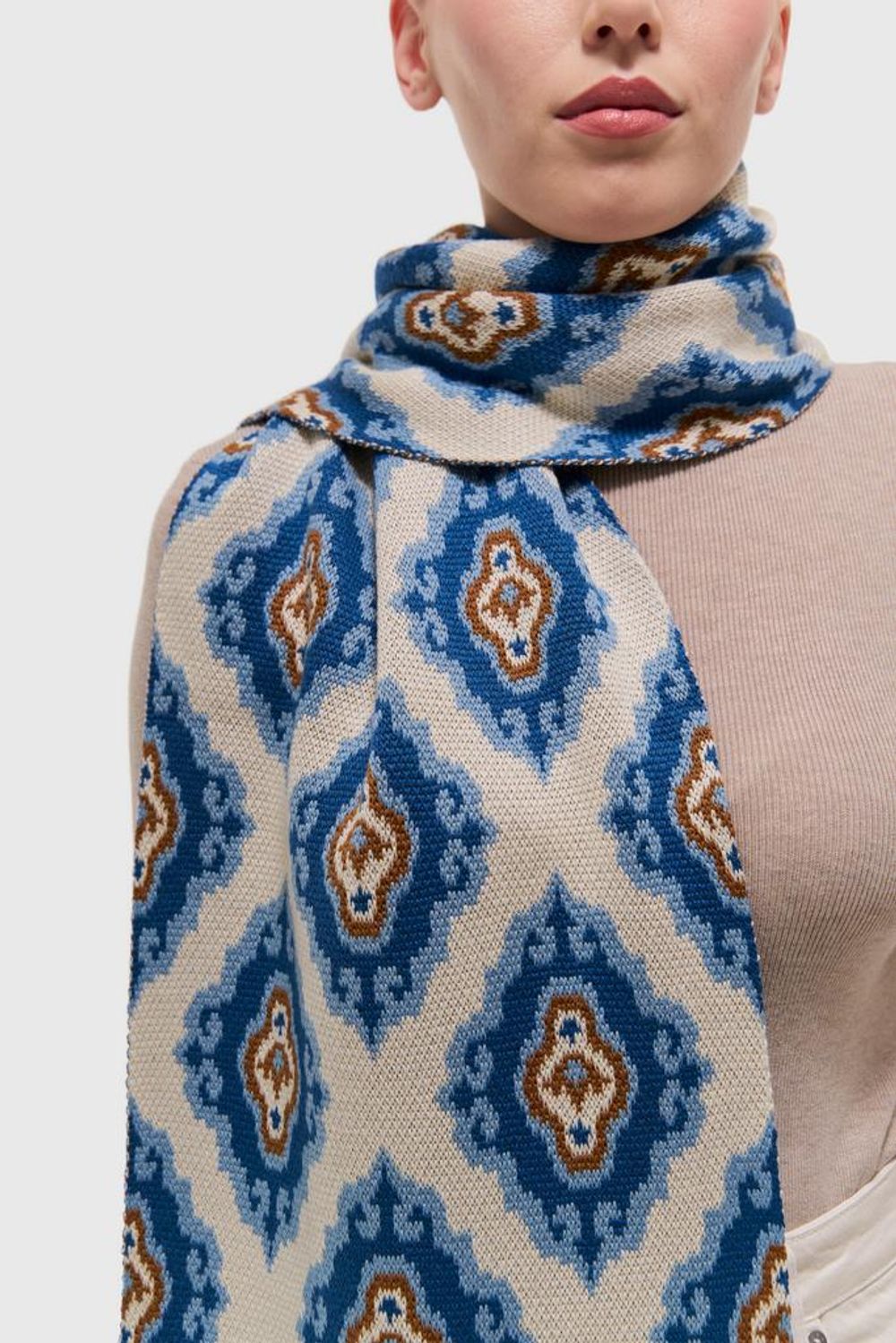 Шарф Idel Тюбетейка молочный