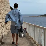 Рубашка Смерч #4 Вельветовая Голубая