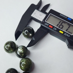 Мусковит, бусина крупный шар, 16.6мм, штучно