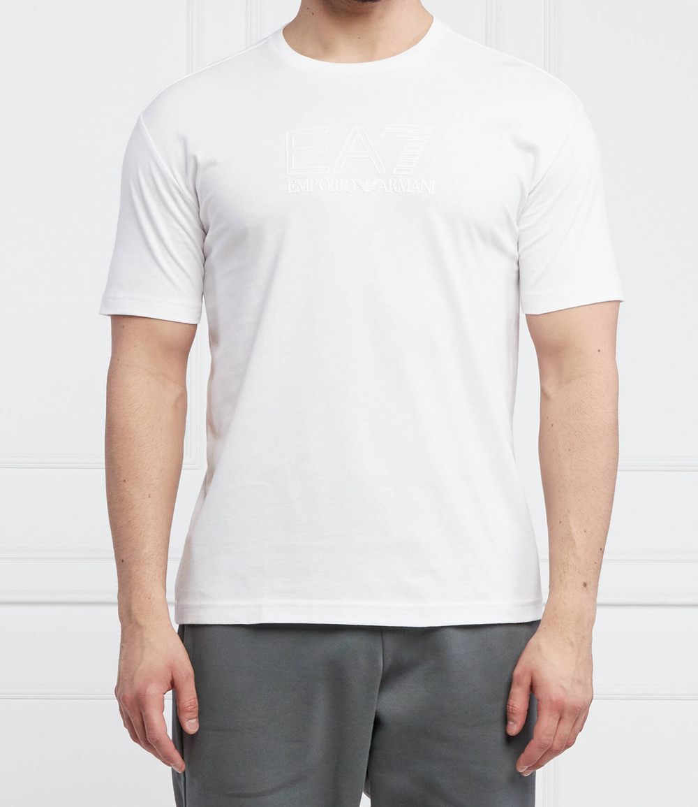 футболка EA7 - белый(3LPT04 PJ02Z)