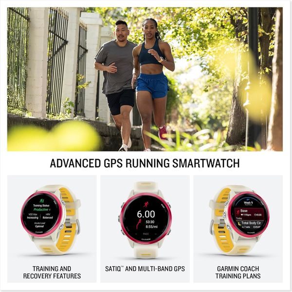 Умные часы Garmin Forerunner 570 42 мм, Оранжевый | Bone Mango (010-02970-02 | 010-02970-42)