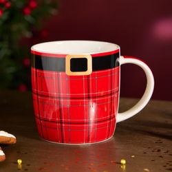 НАБОР ПОСУДЫ LEFARD "САНТА" 2 ПР. (КРУЖКА 355 МЛ, САЛАТНИК 12,5 СМ)