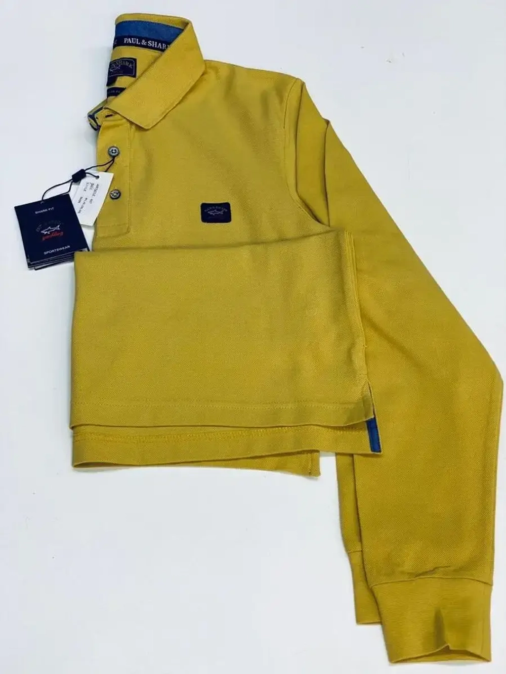 Футболка поло с длинным рукавом