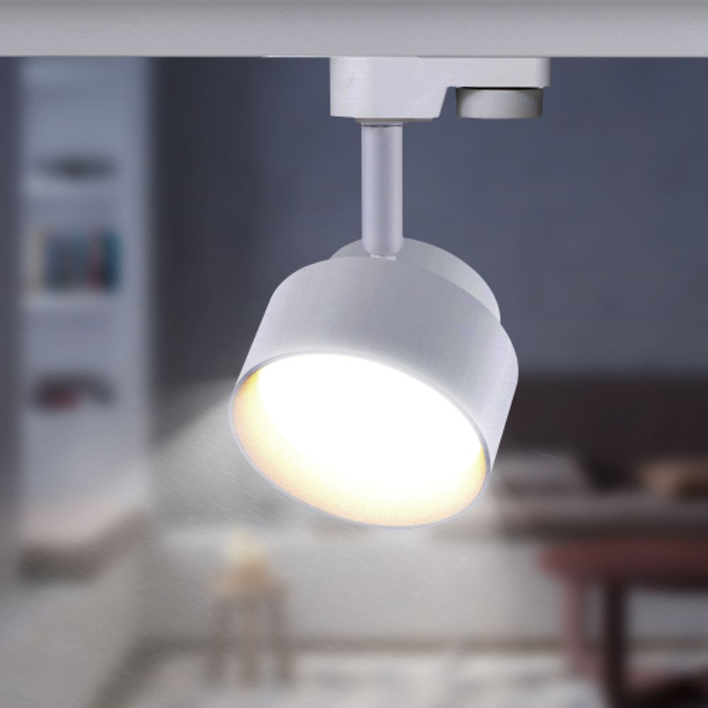 Трековый светильник однофазный ЭРА TR16 GX53 WH под лампу GX53 белый