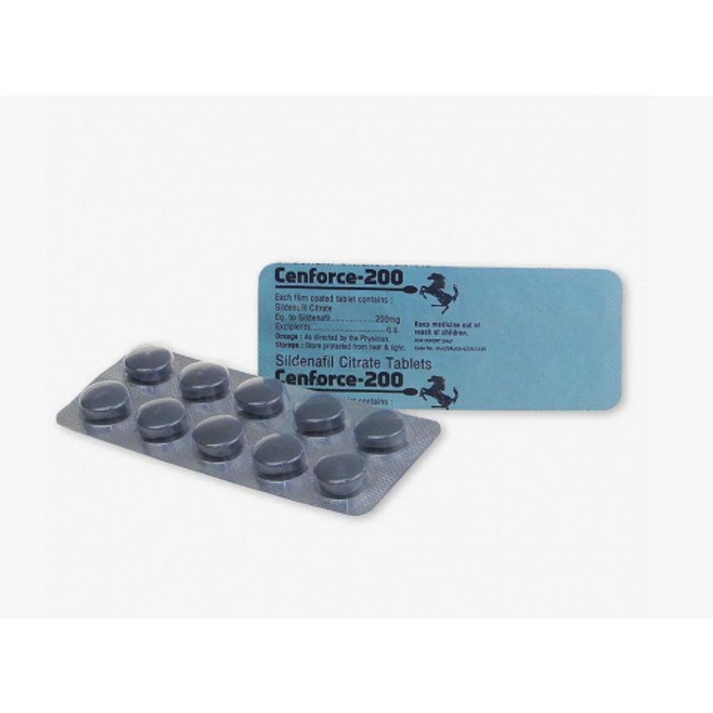 Препарат для мужчин Cenforce -200 (Sildenafil Citrate) - 10 таб.