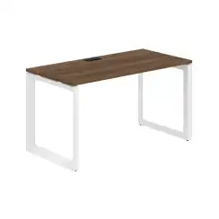 PR.205.DM.O59.WH / Стол 1400х700х750 / профиль: 59х59 белый; столешница: дуб модена