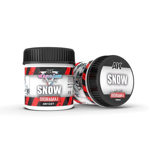Текстурная паста AK Interactive Terrains Snow 100 ml
