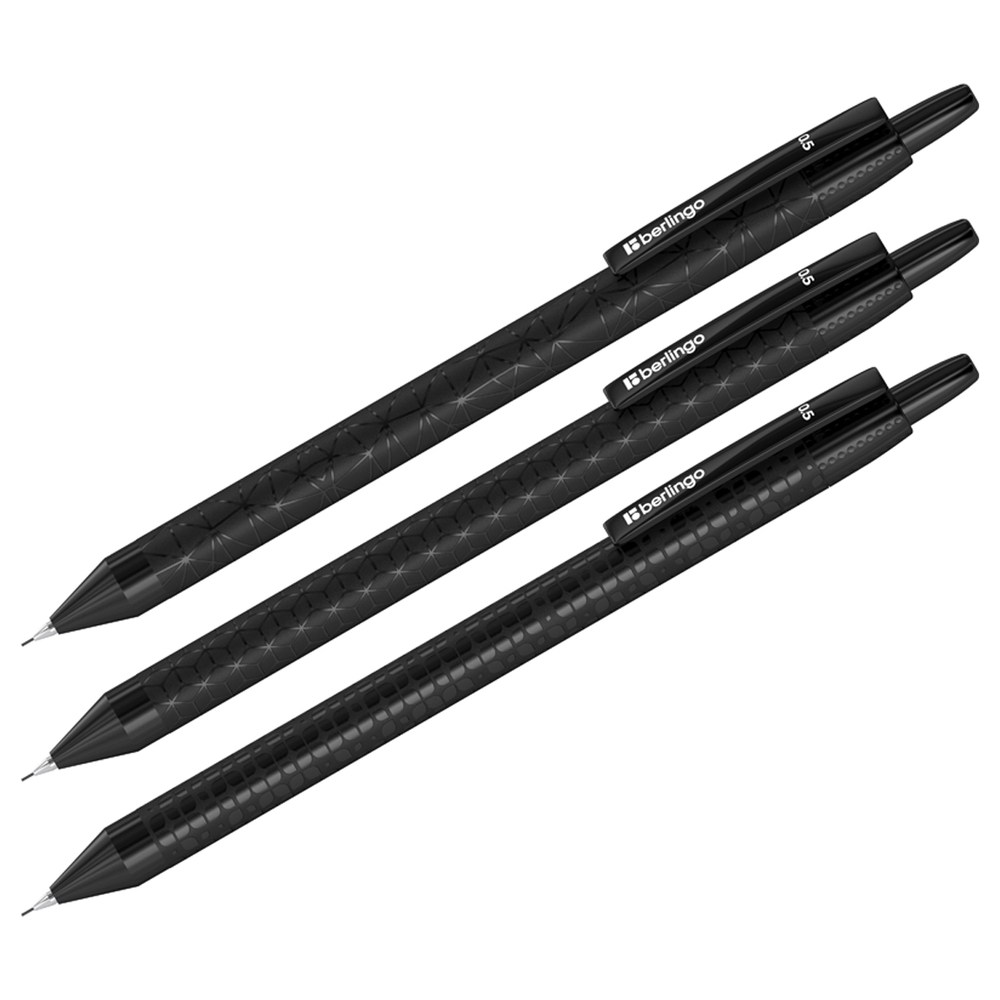 Карандаш механический "Doubleblack" 0,5мм, с ластиком