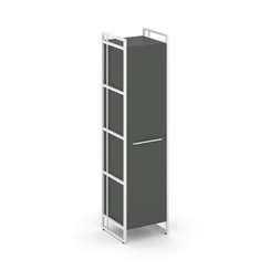 Рифт Шкаф 4 ниши узкий RF.SU-41 (R)  420*396*1648