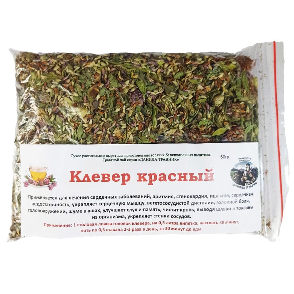 Клевер красный (трава, цвет)