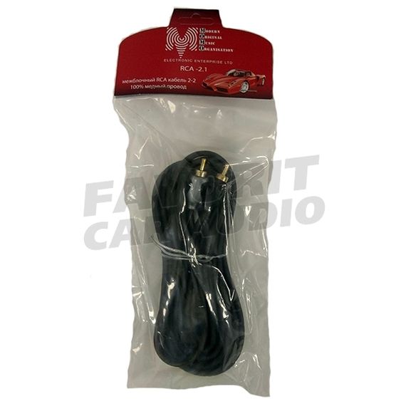 Межб. кабель MOMO RCA-2.1