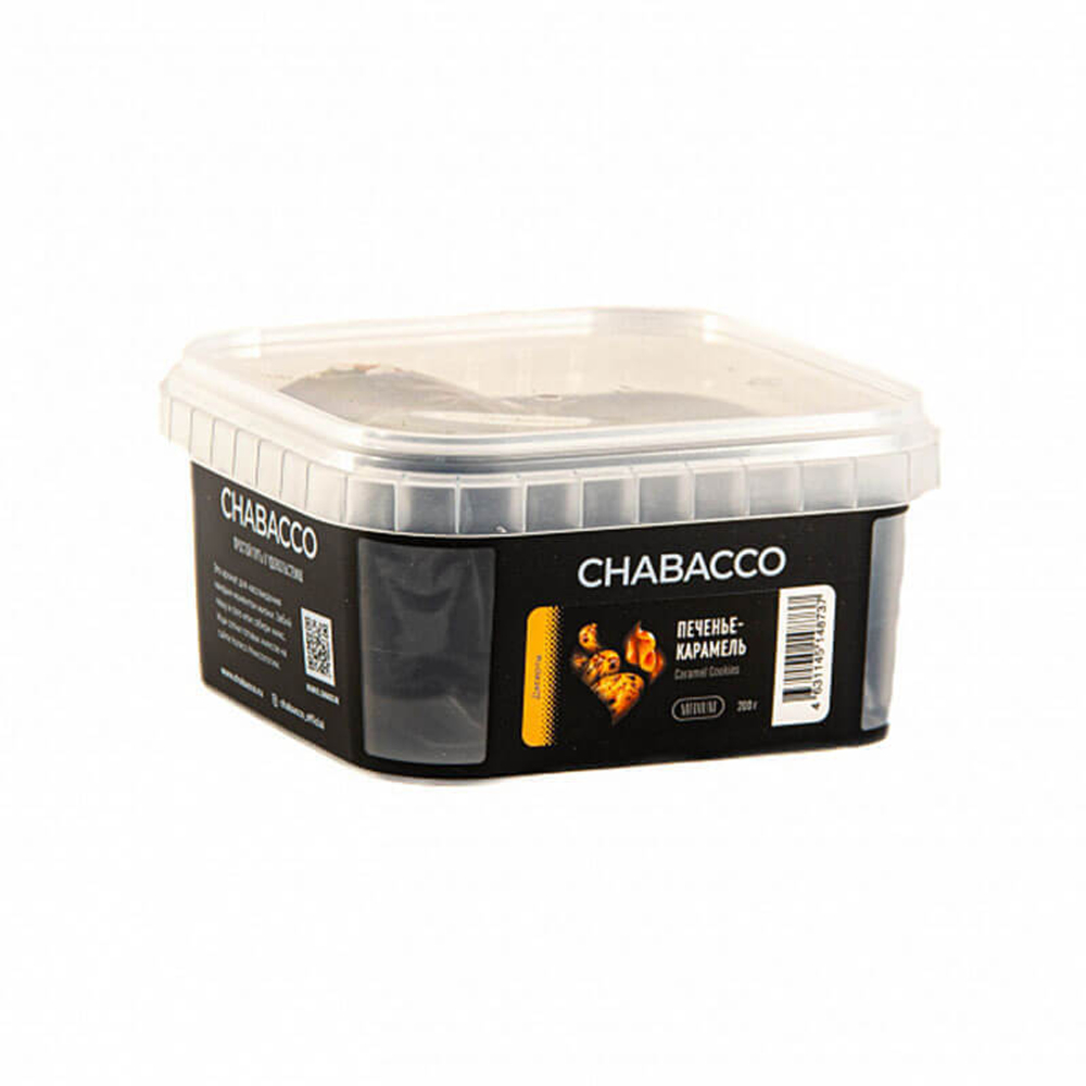 Бестабачная смесь для кальяна Chabacco Mix - Caramel Cookies (Печенье-Карамель) 200 гр.