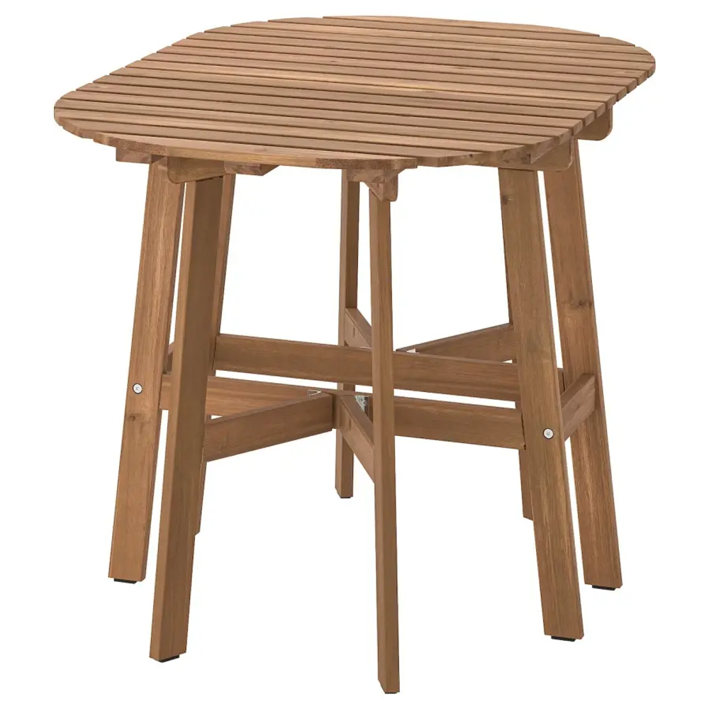 Стол с подставкой - IKEA ASKHOLMEN/АСХОЛЬМЕН ИКЕА, 71х110х70 см, коричневый