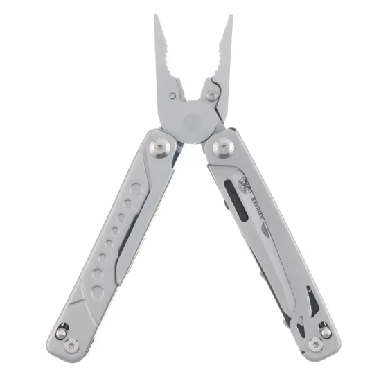 Мультитул Stinger, 105 х 38 мм, 19 функций, нержавеющая сталь, серебристый, в комплекте нейлоновый чехол, в картонной коробке