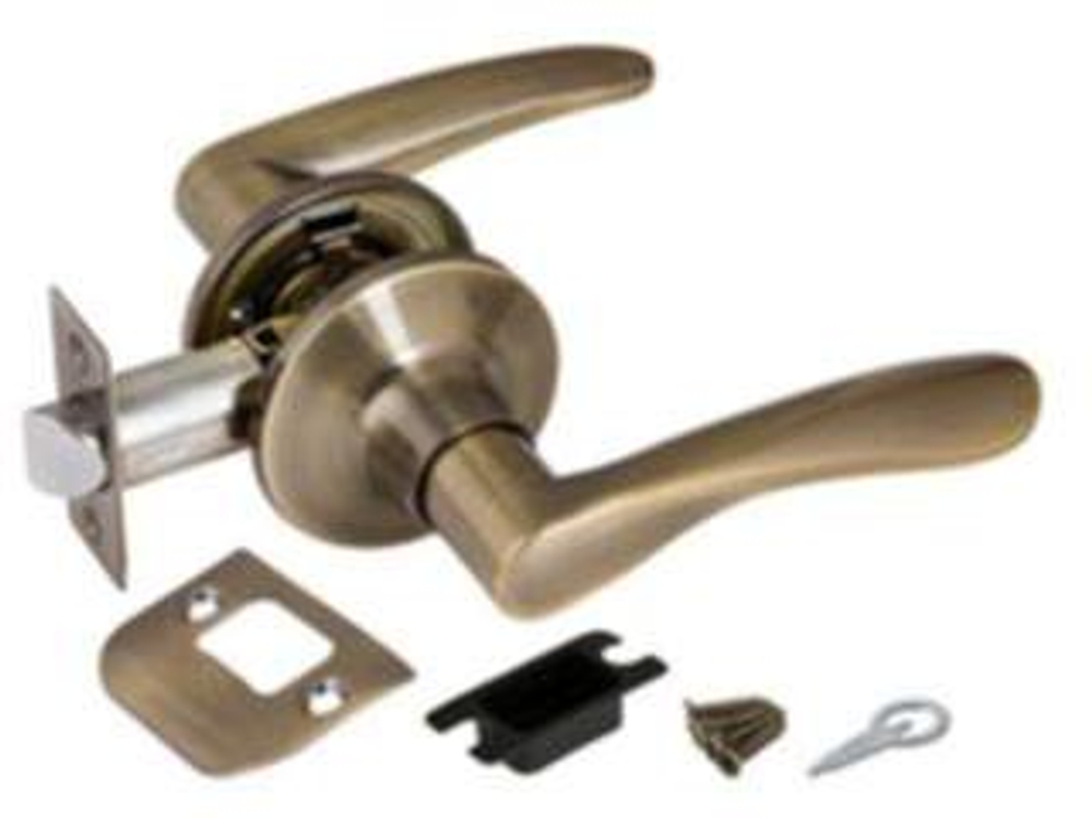 Замок ручка Бронза без ключа,без фиксатора 6020 АВ-Р