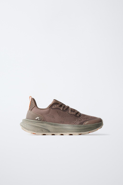 ZARA СПОРТИВНЫЕ КРОССОВКИ, ГРАНАТОВЫЙ