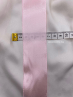 Лента атласная розовая 4 см