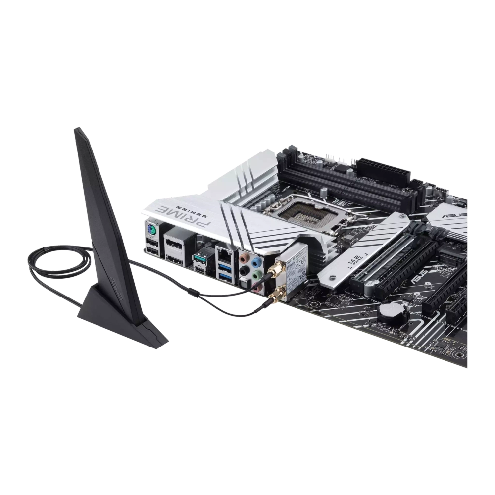 Материнская плата ASUS PRIME Z690-P WIFI s1700 4*DDR5, DP+HDMI, SATA3 + RAID, Audio, Gb LAN, USB 3.2*9, USB 2.0*4, COM*1 header (w/o cable), ATX; 90MB1A90-M0E